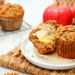 Apple Walnut Muffins