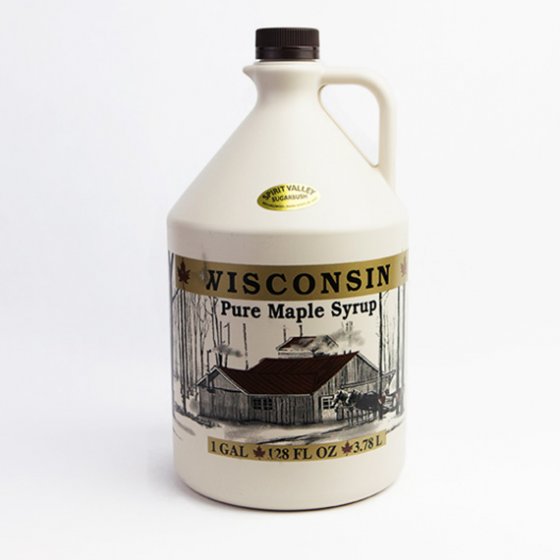 Spirit Valley Wisconsin 100% Pure Maple Syrup-128 oz.