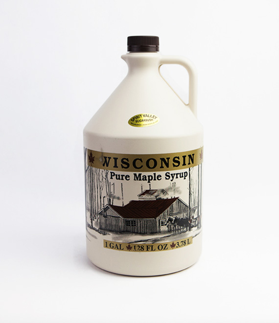 Spirit Valley Wisconsin 100% Pure Maple Syrup-128 oz.