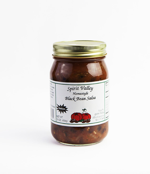 Spirit Valley Black Bean Salsa–16 oz