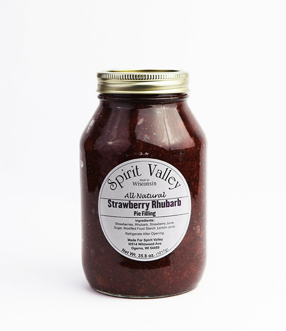 Spirit Valley Strawberry Rhubarb Pie Filling–35.8 oz