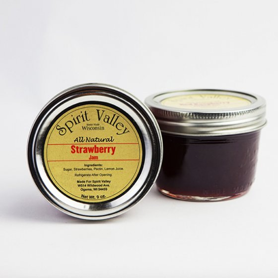 Spirit Valley Strawberry Jam-9oz