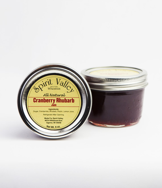 Spirit Valley Cranberry Rhubarb Jam-9oz Spirit Valley Cranberry Rhubarb Jam-9oz