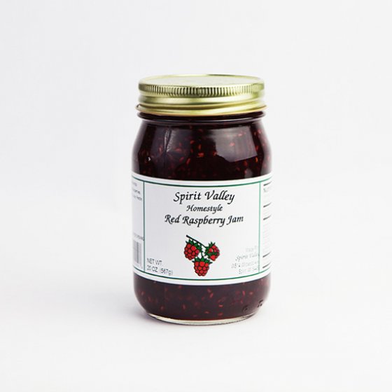 Spirit Valley Red Raspberry Jam-20oz