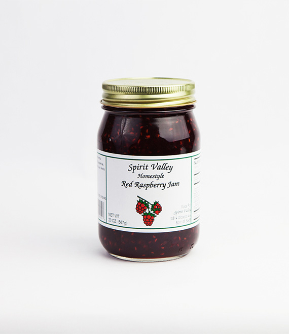 Spirit Valley Red Raspberry Jam-20oz