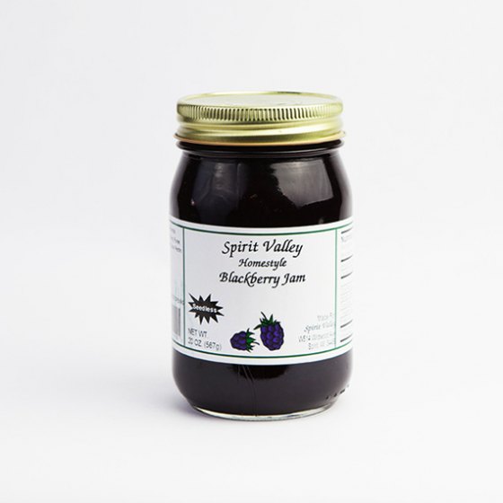 Spirit Valley Blackberry Seedless Jam-20 oz