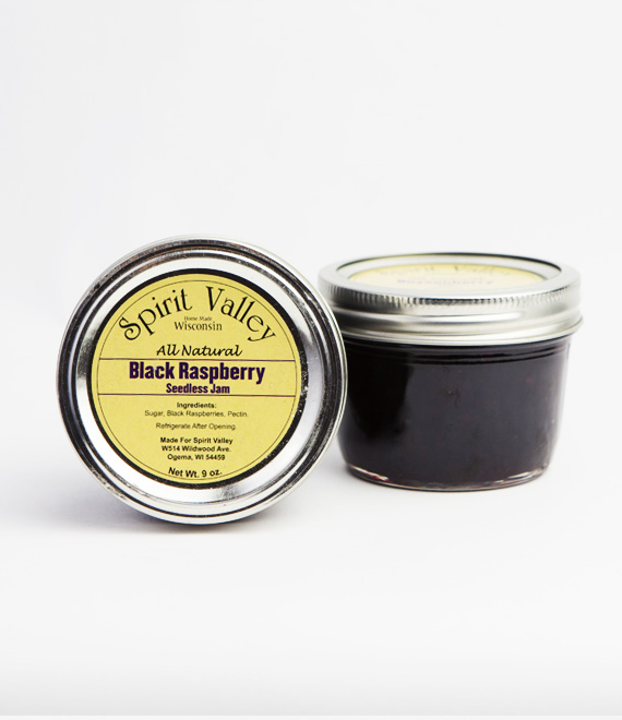 Spirit Valley Black Raspberry Seedless Jam-9oz