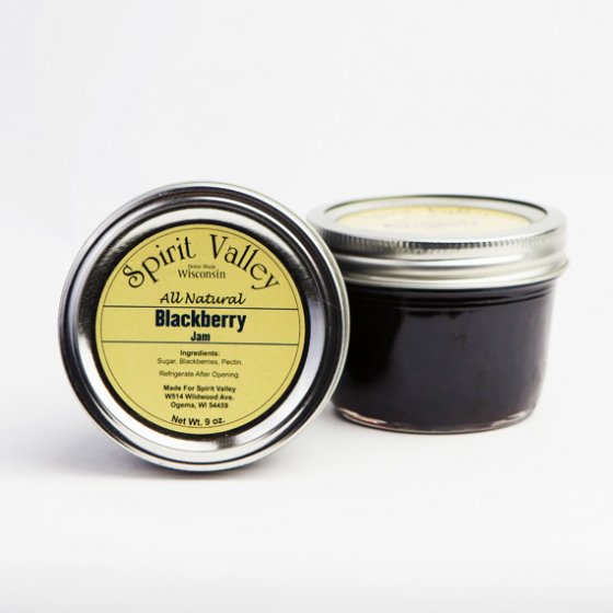 Spirit Valley Blackberry  Jam-9oz