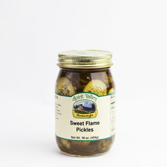 Spirit Valley Sweet Fire Pickles–16oz