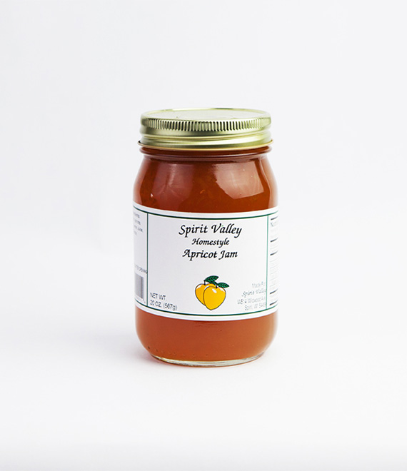 Spirit Valley Apricot Jam-20oz