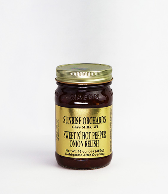 Sunrise Own Sweet N' Hot Pepper Onion Relish-16oz Sunrise Own Sweet N' Hot Pepper Onion Relish-16oz