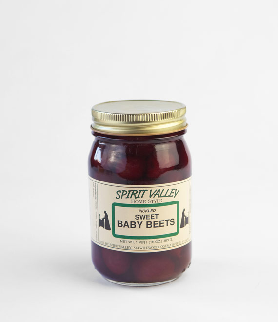 Spirit Valley Pickled Sweet Baby Beets 16 oz.