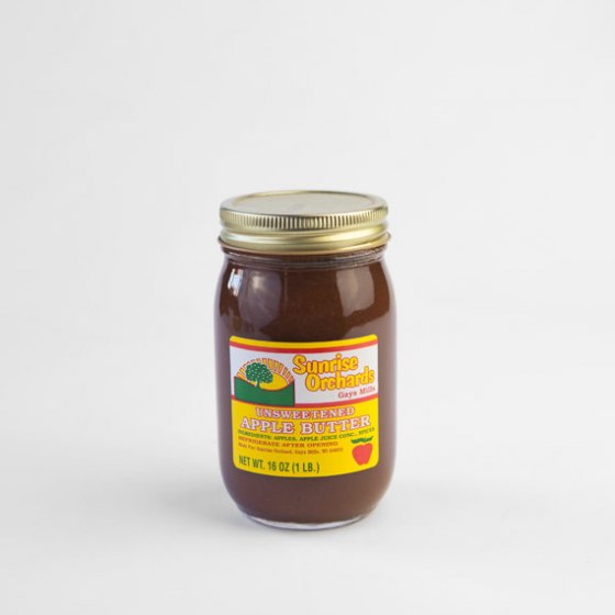 Sunrise Orchards Unsweetened Apple Butter 18 oz.