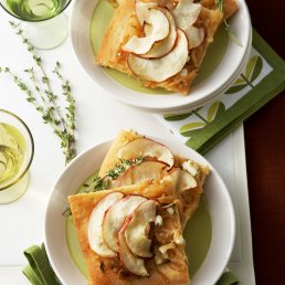 Savory Onion and Apple Tart