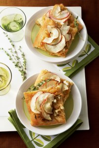 Savory Onion and Apple Tart