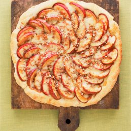 Apple Cheddar Pizza with Toasted Pecans