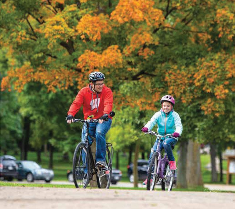 Fall Bike Riding in Wisconsin