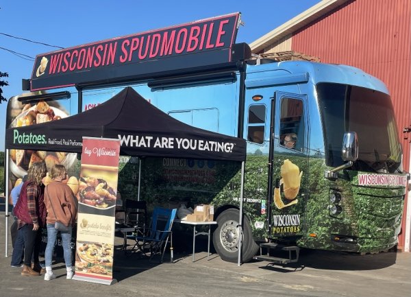 Spudmobile is Here TODAY ONLY Saturday October 16th at Sunrise Orchards + POTATORAMA Today and Tomorrow!!