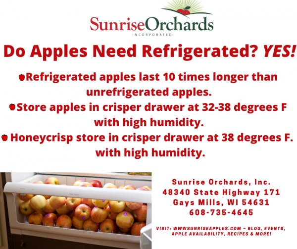 Do Apples Need Refrigerated?