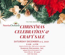 Christmas Celebration & Craft Sale Dec 4 & 5!