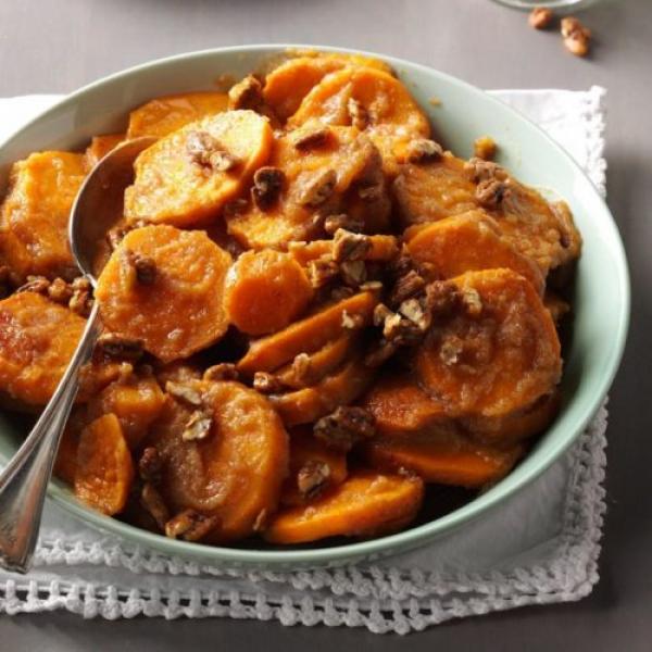 Applesauce Sweet Potatoes Side Dish Recipe - Delicious!