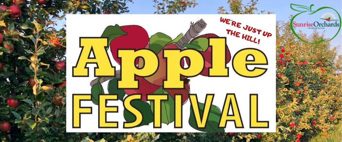 Apple Festival This Weekend! Sunrise Orchards