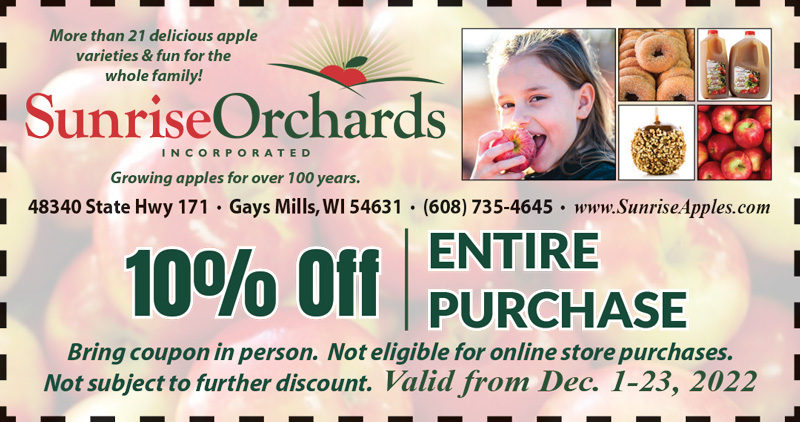 Sunrise Orchards Coupon