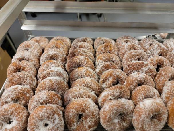 Get Your Sunrise Famous Apple Cider Donuts - Plain or Sugared!