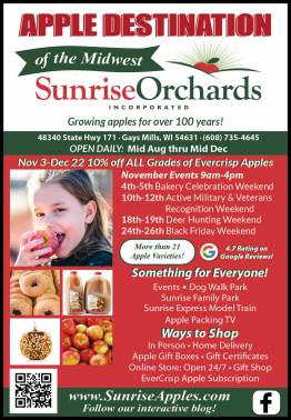 November 2023 Sunrise Orchards Events!