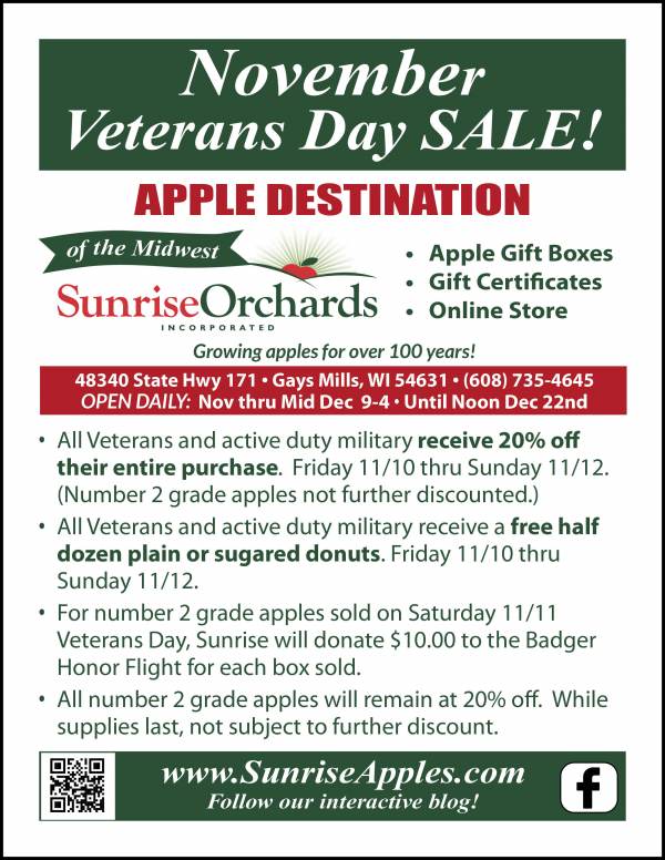 📅 Save the Date for an Extraordinary Veteran's Day Sale Nov 10-12!🎉