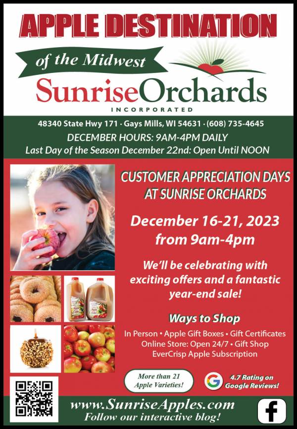 🍎Unbeatable Deals During Customer Appreciation Days December 16-22, 2023!