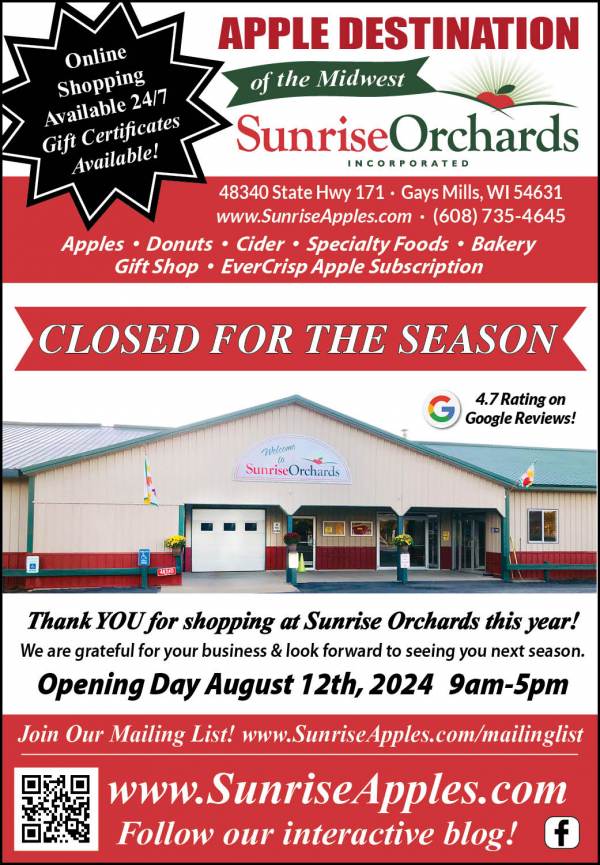 Closed for the 2023 Season