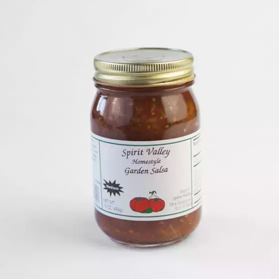 Spirit Valley Homestyle Medium Garden Salsa 16oz.