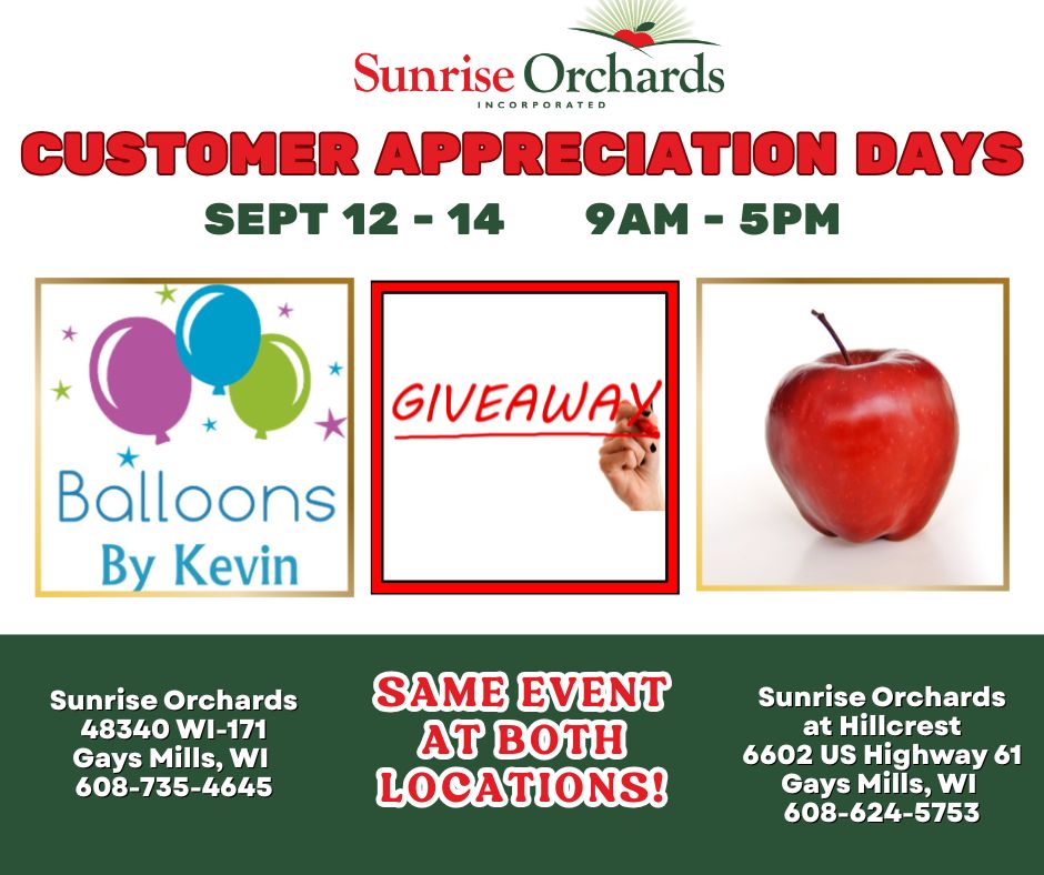 Customer Appreciation Days!