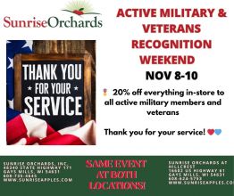 Active Military & Veterans Recognition