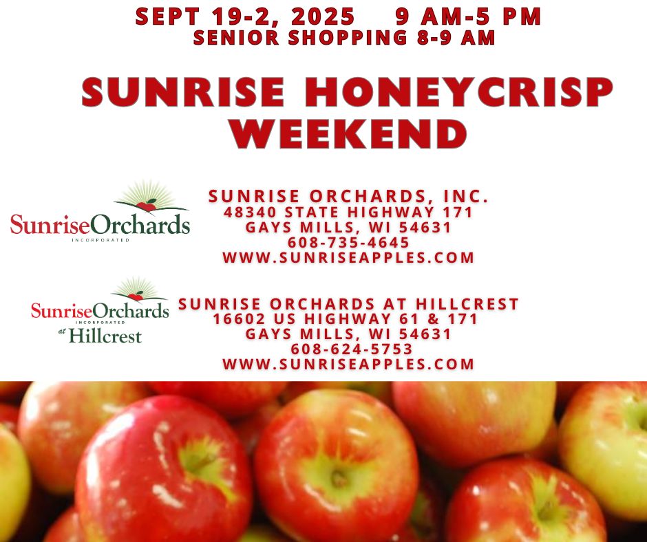 Honeycrisp Weekend (Both Locations)