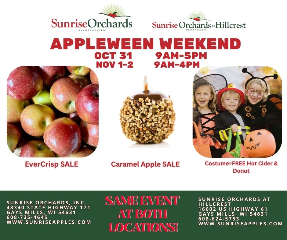 Appleween Weekend  (Both Locations)