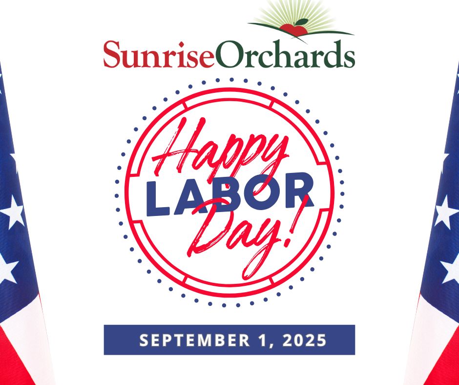 OPEN LABOR DAY 9AM-5PM🍎
