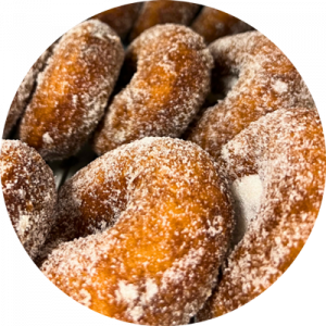 Donuts at Sunrise Orchards