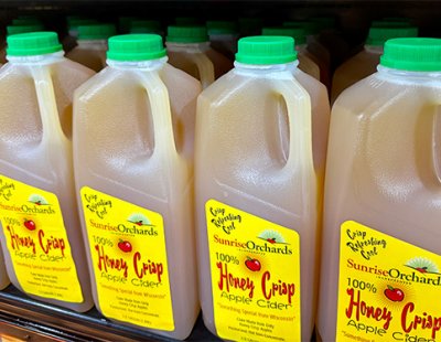 Honeycrisp Cider at Sunrise Orchards