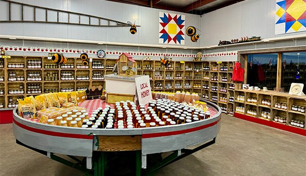 Local Honey at Sunrise Orchards