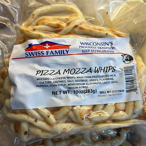 Cheese Pizza Mozza Whips