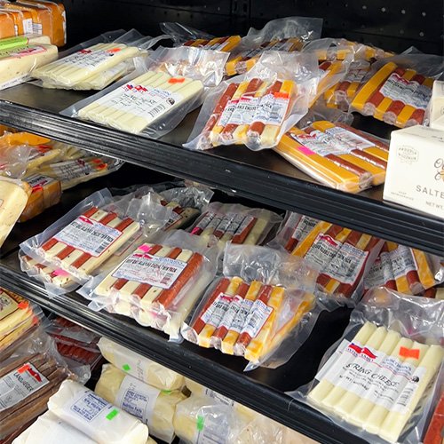 Cheese and Meat Sticks