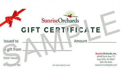 Gift Certificates available!