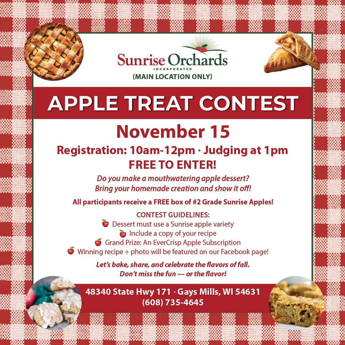 Apple Treat Contest! (Main Location Only)