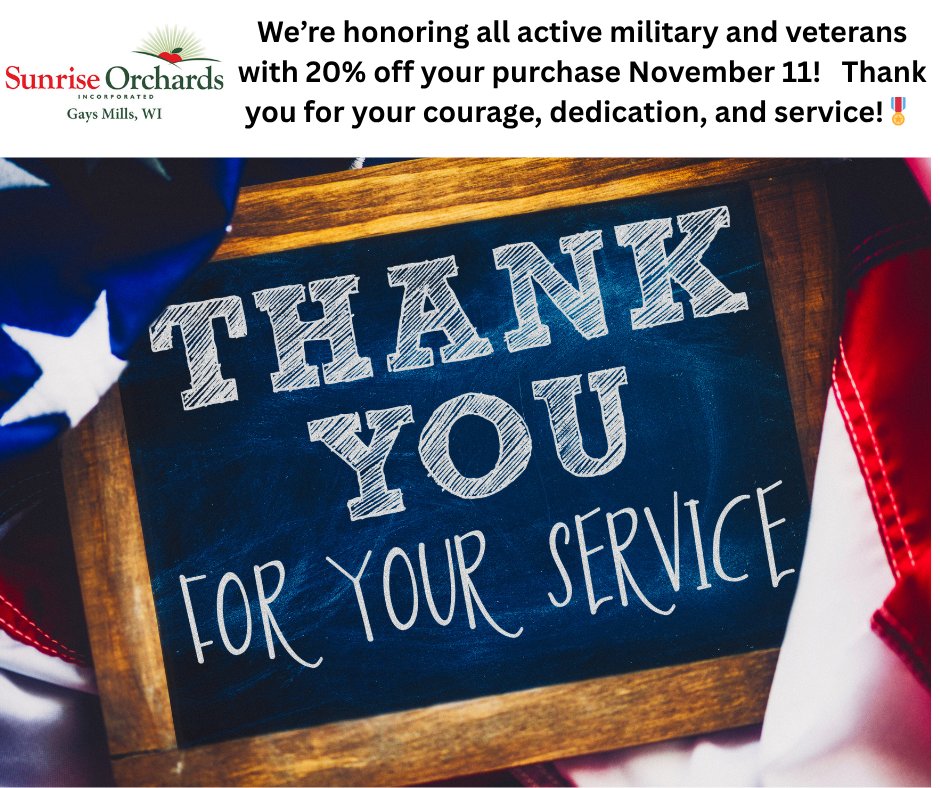 Veteran's Day SALE for Active Military & Veterans - November 11 (9am-4pm)