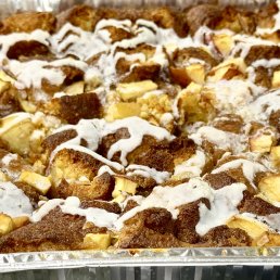 Day Old Apple Cider Donut Pudding with EverCrisp Apples