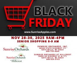 Black Friday Weekend  (Both Locations)