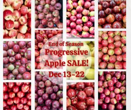 End of Season Sale: Progressive Apple Sale! (Both Locations)