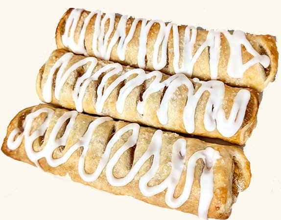 Apple strudel sticks at Sunrise Orchards